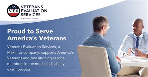 Veteran evaluation services - Veterans Evaluation Services is seeking highly qualified health care providers to join our global network to perform medical disability examinations on behalf of the U.S. Department of Veterans Affairs (VA). Grow your practice by conducting medical disability exams for Veterans and transitioning service members — on your own schedule, from your office or one of ours. 